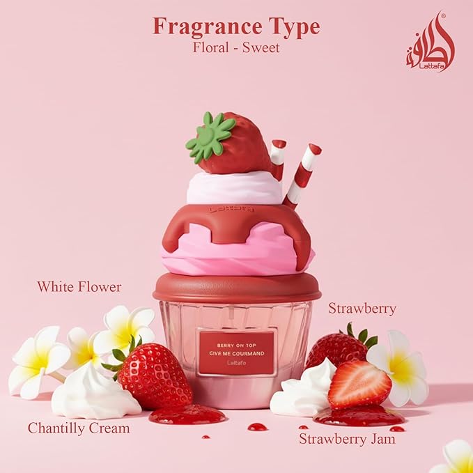 Lattafa Berry on Top Eau De Parfum 75ml - Image 4